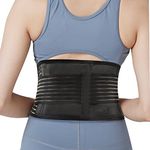 Modloan Back Support Belt for Men Woman, Lower Back Support Lumbar Support Belt With Comfortable Fabric and 20 Magnets, Back Braces for Lower Back Pain Design for Sciatica, Herniated Disc