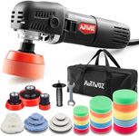 AUTIWOZ Rotary Car Polisher Buffer Sander Detailing Polish Kit 1/2/3inch Mini Polishing Machine Variable Speed with Polishing Pads for Car Motorcycle Detailing Buffing Sanding Polish Scratch Repairing