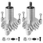 130794 Spindle Assembly, 128285 Spindle Compatible with AYP/Hu/Craftsman LT1000 Riding Mower, LT2000 Lawn Mower with 38" 42" Deck, Replace 532130794 128285 with 3 Tapped Bolts & Holes, 2 Pack