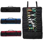 22 Pockets Tool Roll Organizer-Wrench Organizer&Tool Pouch-Wrench Roll Includes Sockets Pouches-Roll Up Tool Bag for Electrician HVAC Plumber Carpenter or Mechanic