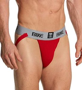 BIKE Classic Jockstrap (Red, L)