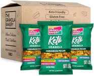 TGB Cinnamon Granola Bites, Keto Snack, No Added Sugar, Gluten Free, Good Source of Fiber, 0.85oz Bag (Pack of 60)