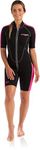 Cressi Men's Short Front Zip Wetsuit for Surfing, Snorkeling, Scuba Diving |Lido Short Lady