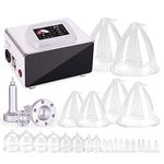 Yofuly Vacuum Therapy Machine with 1500mL Buttock Cups, Upgrade Butt Vacuum Machine with Touch Screen, Vacuum Therapy Machine for Butt Lifting with 24 Cups and 3 Gua Sha Handles