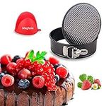 Springform Pan - Cake Pan Springform 7 Inch Instant Pot Accessories Nonstick Cheesecake Pan Leakproof Round Pan Bakeware With Glove Fits 5, 6, 8 Quart Instant Pot Pressure Cooker