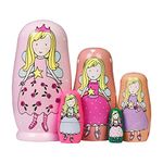 HYCLES Nesting Dolls for Kids for Kids Xmas Gifts Matryoshka for Boys Girls Wooden Toys Angel