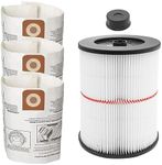 ANBOO for Shop Vac Filter for Craftsman 17816 9-17816 Wet Dry Vacuum Filter Air Cartridge Filter for Shop Vac 17816 Vacuum Cleaner 1 Pack (for Craftsman 9-17816 4 Packs)