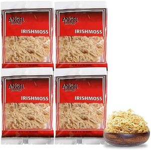 Angel Brand Irish Sea Moss 2 oz Pouch, Pack of 4 - Nutrient-Rich Sea Vegetable Harvested from Clean Ocean Waters - Irish Sea Moss for Smoothies & Soups