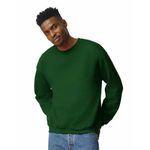 Gildan Unisex-Adult Fleece Crewneck Sweatshirt, Style G18000, Multipack, Forest Green (1-Pack), Small