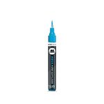 MOLOTOW GRAFX Aqua Ink Soft Liner Brush Pump Marker, Deep Black, 1 Each (727.022)