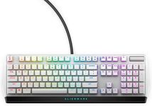 Alienware AW510K Low Profile Gaming Keyboard, Mechanical, CherryMX Red Switches, English Layout, Lunarite