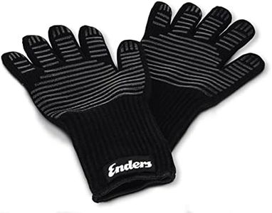 Enders Guantes para barbacoa de aramida ignífugos resistentes al calor - Guantes barbacoa altas temperaturas como protección para barbacoas, hornos, chimeneas, seguros y cómodos #8785