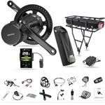 Bafang Mid Drive Ebike Conversion Kit CAN protocol 48V 1000W 750W 250W BBS01B BBS02B BBS-HD Mid Motor Electric Bike Conversion Kit with Optional Ebike Battery and Display DIY for MTB and Road Bike
