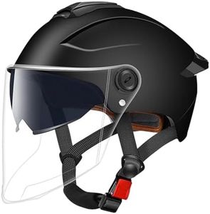 Helmets for Men Women, Adult Electric Scooter Helmet with Windshield, Unisex High Protection Bike Helmet for Electric Bike, Scooter, Skateboard, Motorcycles