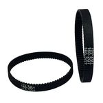 3DINNOVATIONS 160-2GT-6 Timing Belt in Closed Loop GT2 L=160mm W=6mm 80Teeth for 3D Printer - Pack of 2pcs