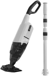 Ezasin Cordless Pool Vacuum, 60-Min Runtime Rechargeable Pool Cleaner for Above Ground Pools/Hot Tubs - Efficient Sand & Debris Removal System (Grey)