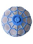 Babbu Food Dome Round Plastic Net 12.75 Inch Food Cover Kitchen Table Flies Mosquitoes Insect Proof Dining Tables Covers Rice Vegetable Covers for Anti Fly Mosquito Mesh (Light blue)