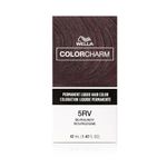 COLORCHARM Permanent Liquid Hair Color for Gray Coverage| 5RV Burgundy | 1.4 Fl oz.