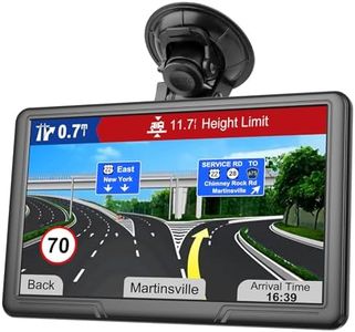GPS Navigation for Car Truck Navigator - Navigation System 9 Inch Touchscreen, 2024 US/CA/MX Offline Maps Lifetime Free Update, Voice Guidance, Speed Cam Warning, Vehicle RV GPS para carros Trucker