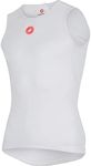 CASTELLI Pro Issue Sleeveless Shirt, Pro Issue Sleeveless, White, Medium