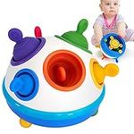 hahaland Baby Toys 6 Months Plus, Toddler Pull and Pop Montessori Toys for 1 Year Old Boys, Educational Learning Sensory Toys for 1 2 3 Year Old Boys Girls Baby Toys Birthday Gifts