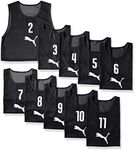 Puma 920604 Boys Soccer Vest Bibs Set of 10, 24 Spring and Summer Color Black (01), S