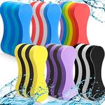 6 pcs Pull Buoy Swimming Pull Float EVA Foam Pull Buoy Leg Float Soft Swimming Float Kickboard Pool Training Aid Legs and HIPS Support for Adults, Kids, and Beginners, 5 Layer and 6 Layer