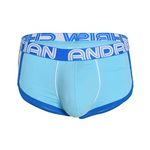 Andrew Christian - Mens Underwear - Trunk Boxer Short for Men - SHOW-IT® Retro Pop Mesh Boxer Sky Blue - Blue - 1 x SIZE S