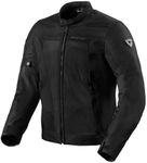 REV'IT! Men's Eclipse 2 Metropolitan Motorcycle Jacket (Black - Large)