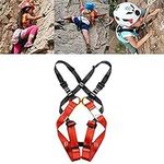 Dometool Children Kids Rock Climbing Harness Seat Belt Full Body Protective Climbing Belt,Suitable Age:5-13 Years Old