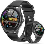 DIVOAZBVO Smart Watches for Women Men, 1.39" HD IPS Touchscreen Smartwatch with 120 Sports Modes, Heart Rate/Sleep Monitor, IP67 Waterproof, Bluetooth Call & Music Control for iPhone/Android (Black)