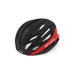 Giro Unisex Syntax Fahrradhelm, Matte Black/Bright Red, M UK