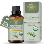 Carno Calm Eucalyptus Essential Oil 30ml | 100% Pure & Natural | Suitable for Diffusers, Soaps, Candles & Home Fragrance | 1 fl. oz