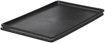 Lot of 2 Heavy Duty Replacement Seed Plastic Trays for 30"x18" Bird Cage (Black)