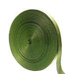 Green Tree Tie Strap 3/4'' x 100' Garden Tie for Staking and Guying, Soft Garden Tie Plant Tree Tie Webbing, 1,500 Lbs Strength