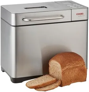 Digital Bread Maker & Fruit Seed Dispenser 19 Preset Function Machine with Timer Delay, Keep Warm Setting, Gluten Free and Sourdough Options by Cooks Professional
