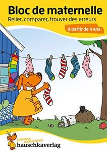 Bloc de maternelle à partir de 4 ans - Cahier d'activités pour les enfants 4 ans - Activités et Jeux educatifs maternelle: Bloc de devinettes - Un passe-temps utile et ludique