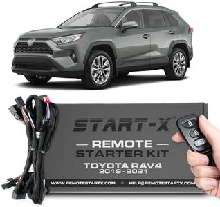 Start-X (USA Brand) Remote Starter Kit for RAV4 Push to Start 2019-2021 || 3X Lock to Remote Start || Plug N Play || Zero Wire Splicing! NOT Compatible with Key Start Vehicles