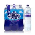 Highland Spring Still Spring Water, 6 x 1.5L