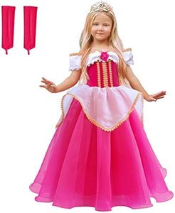 CQDY Sleeping Beauty Princess Aurora Party Girls Costume Dress Fancy Halloween Cosplay Dress Up