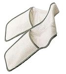 KitchenCraft Double Oven Gloves with Bound Edge, Heavy Duty Cotton, 90 x 17 cm, White