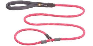 Ruffwear Just-a-Cinch 2-in-1 Dog Lead & Dog Collar, No Pull 1.5m Dog Leash, Lightweight & Heavy Duty Dog Lead, Short Anti Tangle Dog Walking & Anti Pull Dog Training Lead, Fireweed Pink