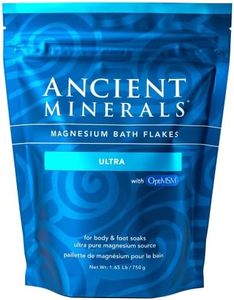 Ancient Minerals Magnesium Bath Flakes Ultra with MSM, 750 g