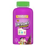 FLINTSTONES Complete Kids Multivitamin Gummies - Multivitamins for Kids, Kids Multivitamin Gummy Helps Maintain Good Health, Free of Artificial Sweeteners, Free of Aspartame, Free of Synthetic FD&C Dyes, 180 Gummies