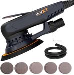 MAXXT Electric 2.5mm Random Orbital Sander Brushless 350W 3A Multi-Function Variable Speed Electric Corded Orbital Sanders Machine with 10 Sanding Paper for Woodworking (R7303-2.5mmOrbit)