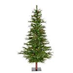 Vickerman 6' Ashland Artificial Christmas Tree Unlit - Faux Christmas Tree - Unlit - Faux Christmas Tree - Seasonal Indoor Home Decor - Pine Cones Included - Holiday Decorations