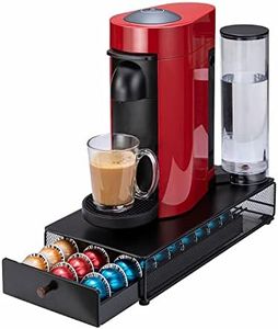 Rice rat Vertuo Capsule Holder Drawer for Nespresso with Handle (30 Pods)