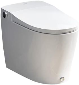HOROW Upgraded Integrated Smart Toilet, Premium Automatic Power Flush One Piece Toilets with Power Flush Core & Intelligent Chip Built in, Heated Bidets Seat with Instant Warm Water