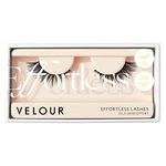 Velour Synthetic Lashes, Effortless Collection, Wear up to 25 Times - Reusable, Natural False Eyelashes - 6 Styles, Long-Lasting, No-Trim - Lightweight Fake Lashes for Volume and Curl, All Eye Shapes