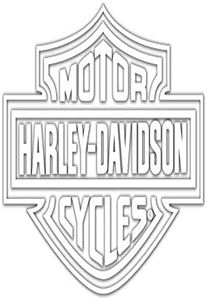 Harley-Davidson Logo Cutz Rear Window Decal